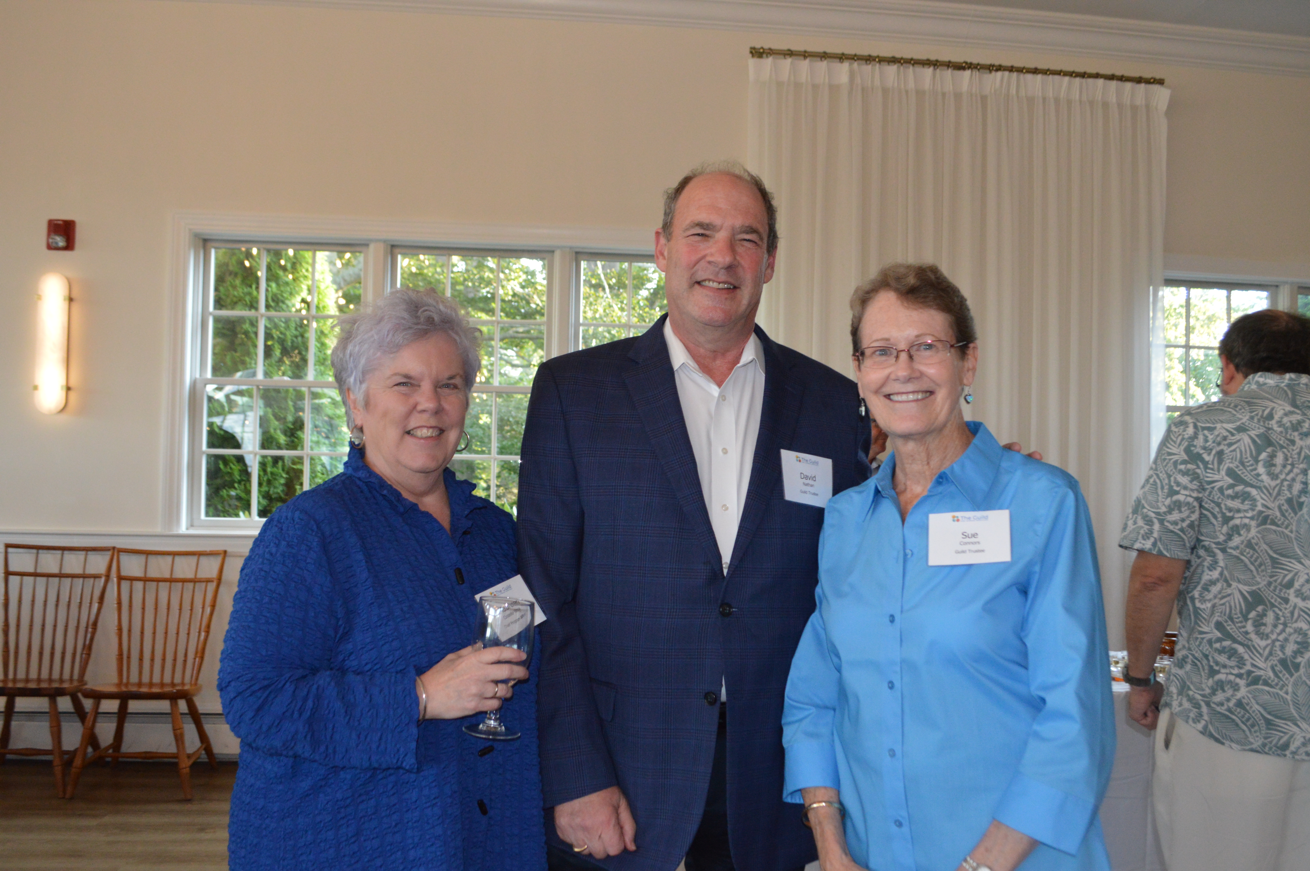 Sue Connors with event guests