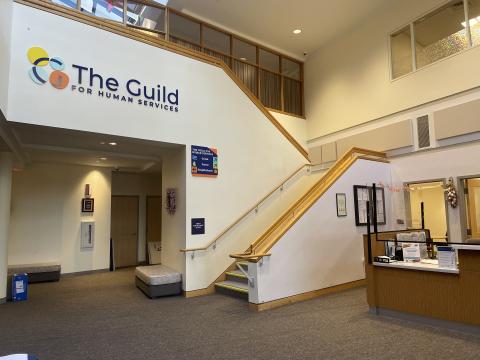 The Guild for Human Services' lobby